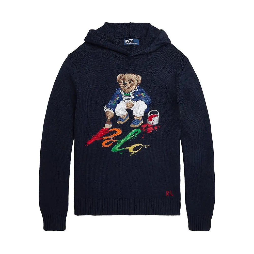 Polo Bear Hooded Sweater