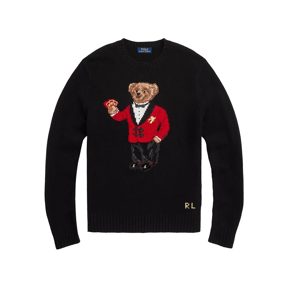 Lunar New Polo Bear Wool Sweater