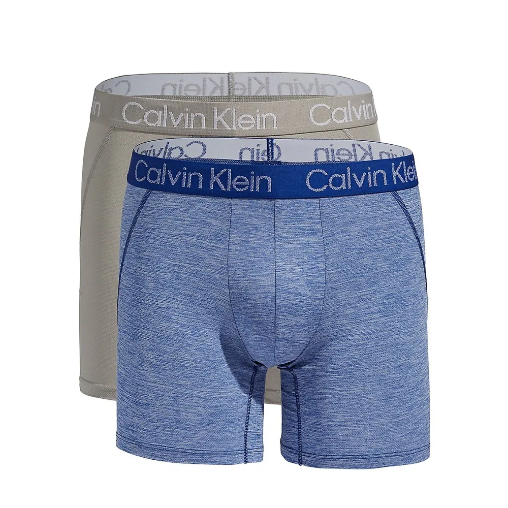 Calvin Klein Men's 2-Pack Micro Mesh Boxer Briefs