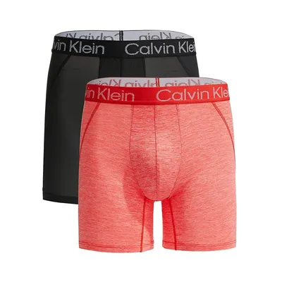 Calvin Klein Men's 2-Pack Micro Mesh Boxer Briefs