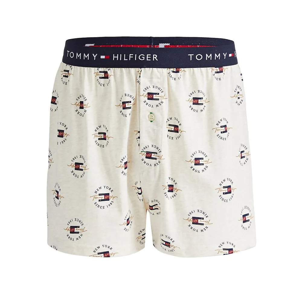 Tommy Hilfiger Logo-Print Boxer Briefs