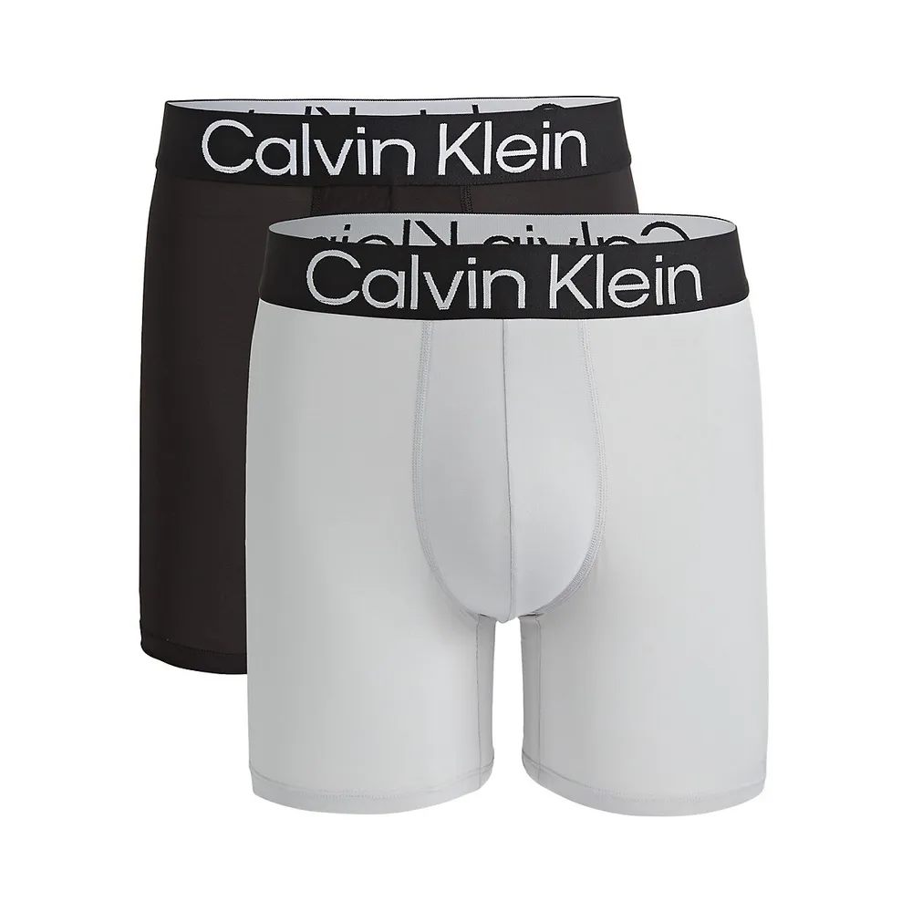 Calvin Klein Underwear 2-Pack Bold Logo Boxer Briefs