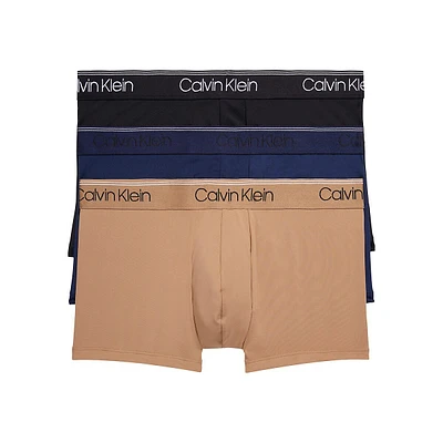3-Pack Stretch Microfibre Low-Rise Trunks