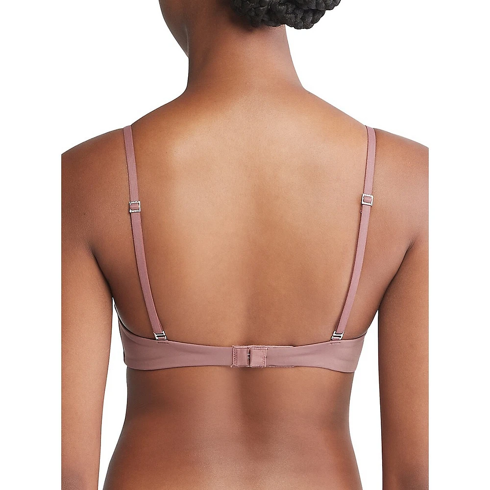 Minimalist Micro Lace Unlined Triangle Bra QF7540G