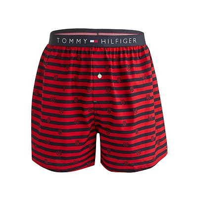 Monogram Stripe Boxer Briefs