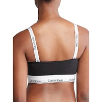 Modern Cotton Lightly Lined Bandeau Bra
