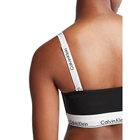 Modern Cotton Lightly Lined Bandeau Bra