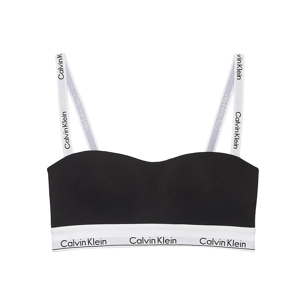 Modern Cotton Lightly Lined Bandeau Bra