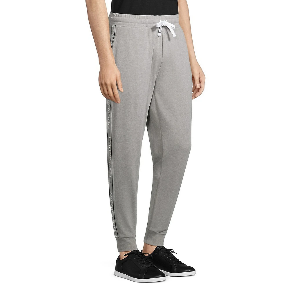 French Terry Logo-Stripe Lounge Pants