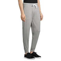 French Terry Logo-Stripe Lounge Pants