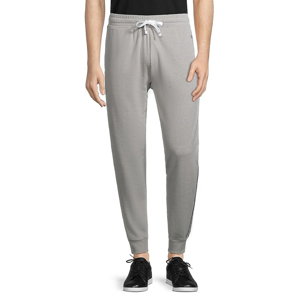 French Terry Logo-Stripe Lounge Pants