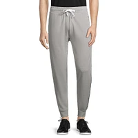 French Terry Logo-Stripe Lounge Pants