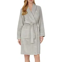 Shawl Collar Long Clipped Robe