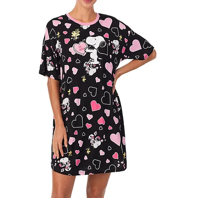 Short-Sleeve Sweetheart Graphic Sleepshirt