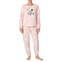 ​Snoopy-Print Plush Sleep Top