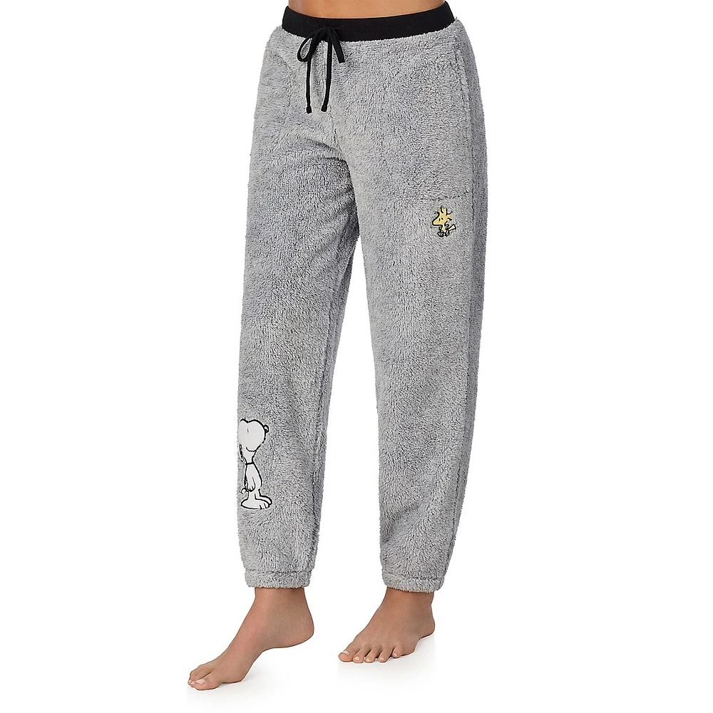 Woodstock Plush Jogger-Style Pyjama Pants