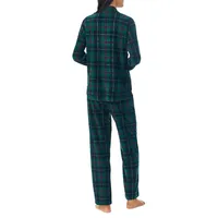 2-Piece Notch Shirt & Pants Pyjama Set