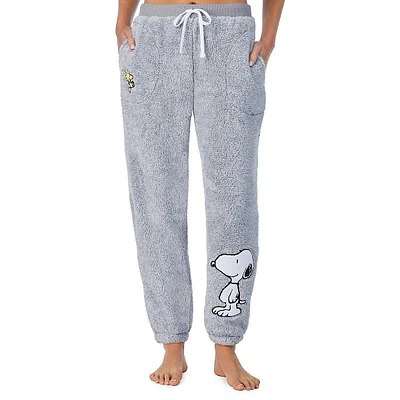 Plush Jogger-Style Sleep Pants