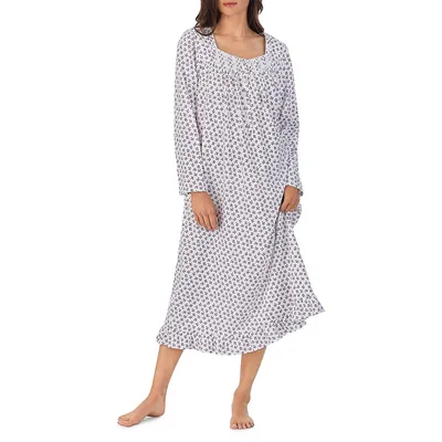 Floral Long Nightgown