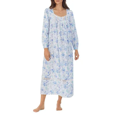 Floral Lawn Ballet Nightgown