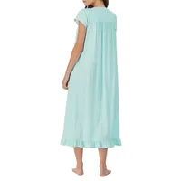 Print Jersey Long Nightgown
