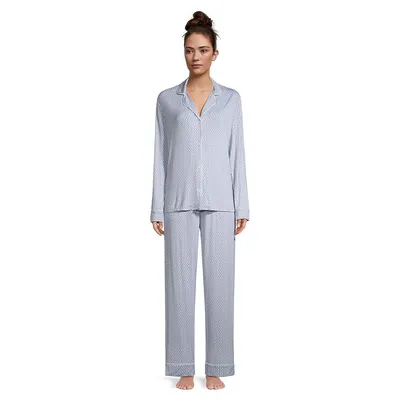 Print Jersey 2-Piece Pyjama Set