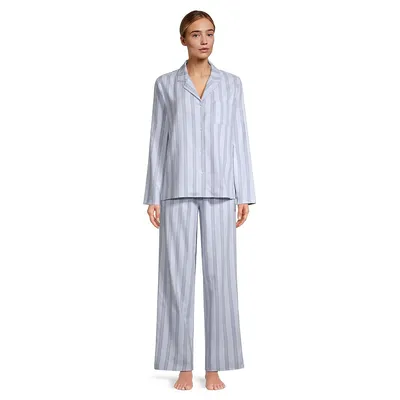Print Flannel 2-Piece Pyjama Set
