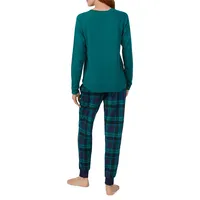 Women's Sweater-Knit Henley Pyjama Top