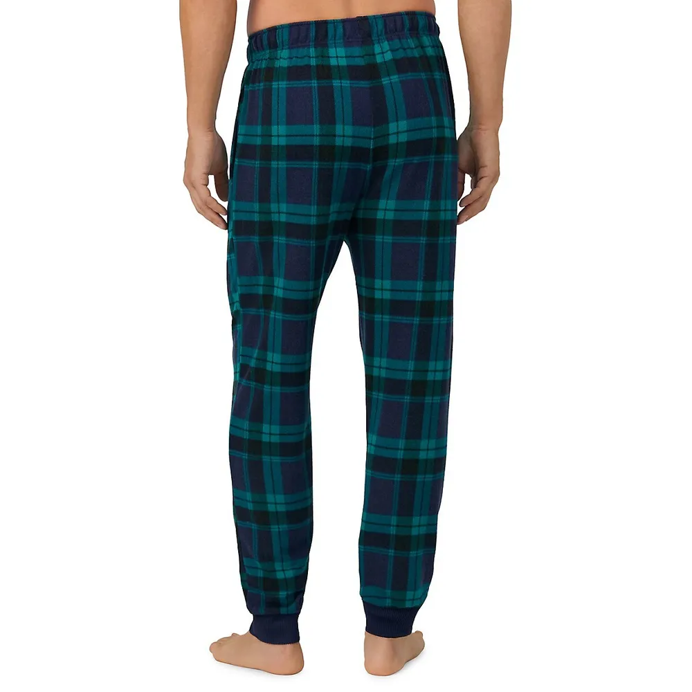 Men's Plaid Jogger Pyjama Pants