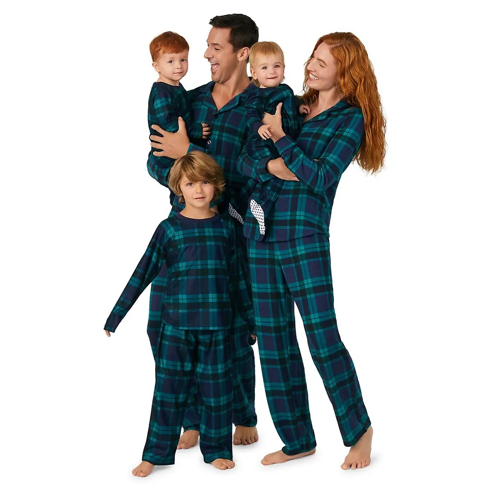 Women's Plaid One-Piece Pyjama Romper