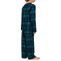 Kids 2-Piece Plaid Pyjama Set