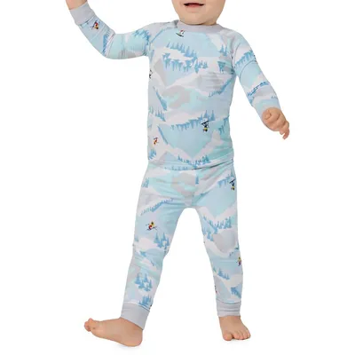 Little Kid's 2-Piece Printed Jogger Pyjama Set