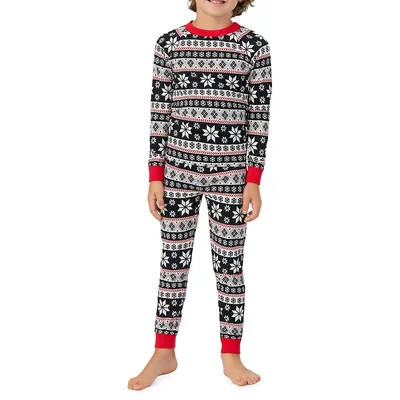 Kid's 2-Piece Printed Pyjama Set