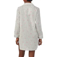 Striped Floral Sleepshirt