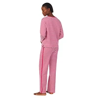 2-Piece Long-Sleeve Crewneck Pyjama Set