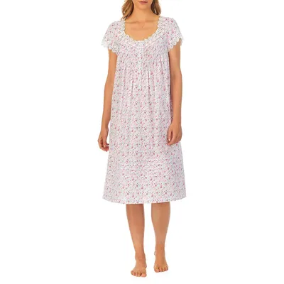 Floral Cotton Lawn Waltz Nightgown