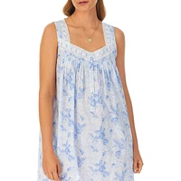 Floral Cotton Lawn Ballet Nightgown