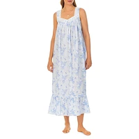 Floral Cotton Lawn Ballet Nightgown