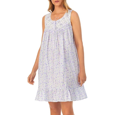 Cotton Lawn Floral Nightgown