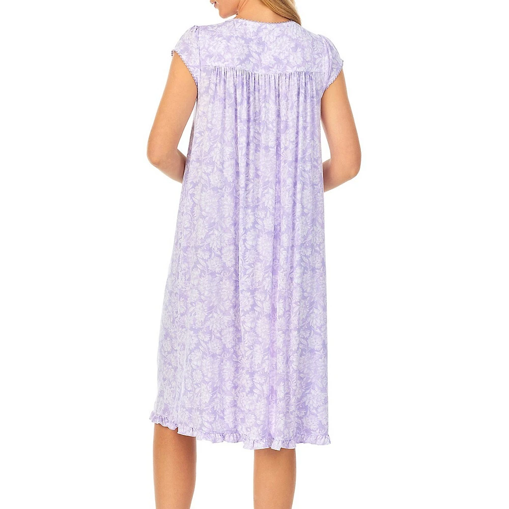 Waltz Floral Jersey Nightgown