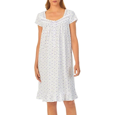 Floral Cotton Jersey Nightgown