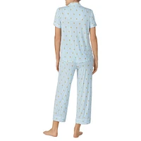 Stretch-Modal Jersey 2-Piece Print Pyjama Set