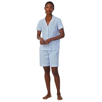 Plus 2-Piece Striped Bermuda-Short Pyjama Set