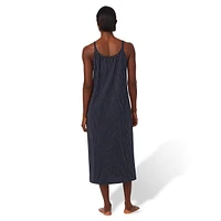 Chemise de nuit ballet à pois et doubles bretelles