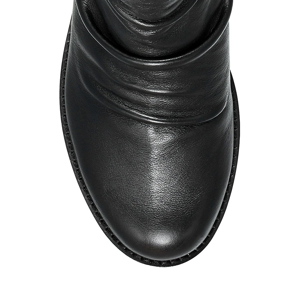 Women's Nadya Dual-Zip Leather Boots