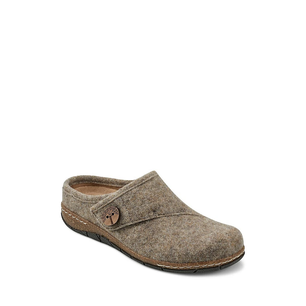 Women's Ezra Suede Leather Clogs