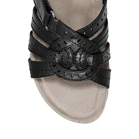 Sassoni Leather Casual Sport Slide Sandals