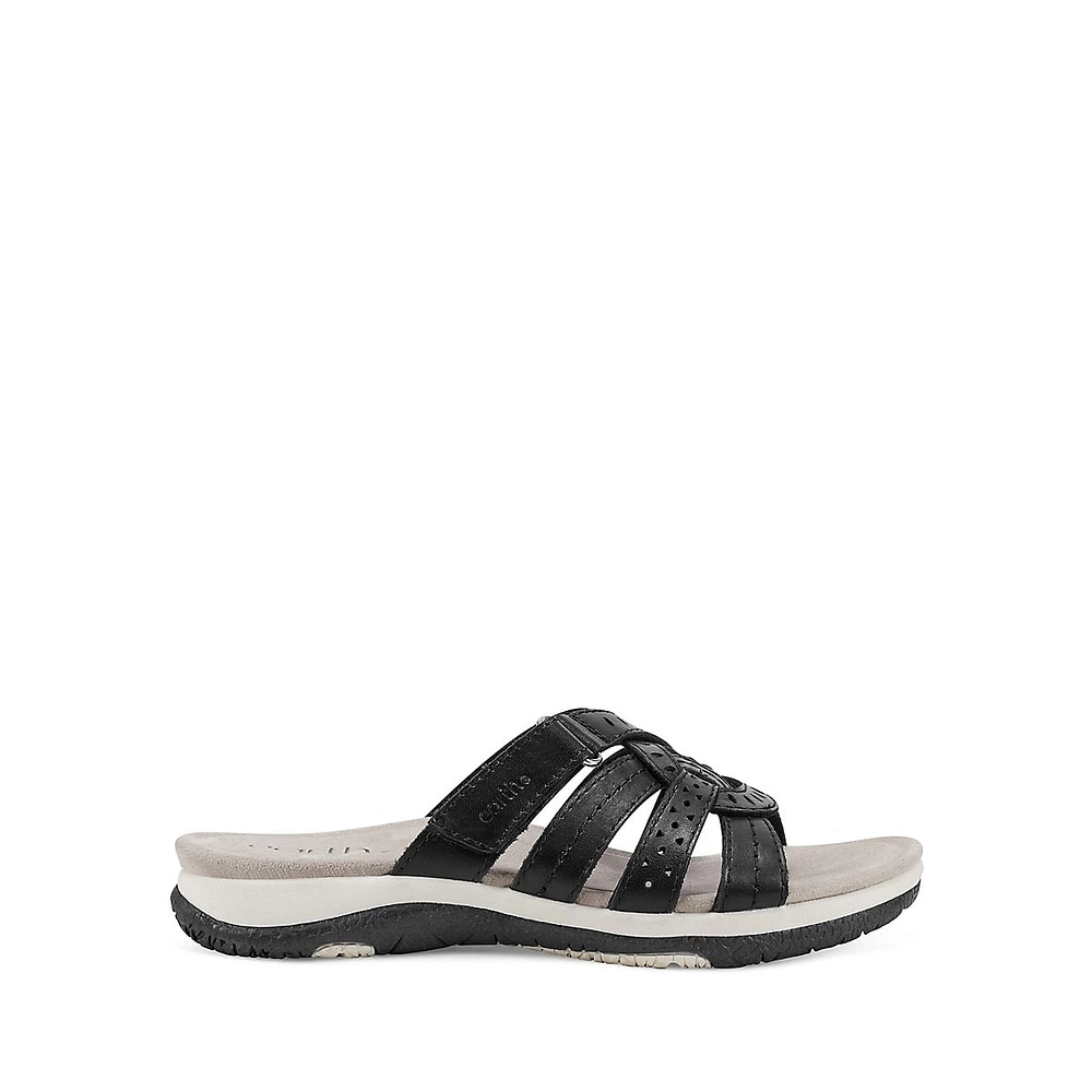 Sassoni Leather Casual Sport Slide Sandals