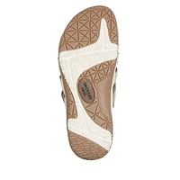 Sassoni Leather Casual Sport Slide Sandals