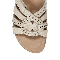 Sassoni Leather Casual Sport Slide Sandals